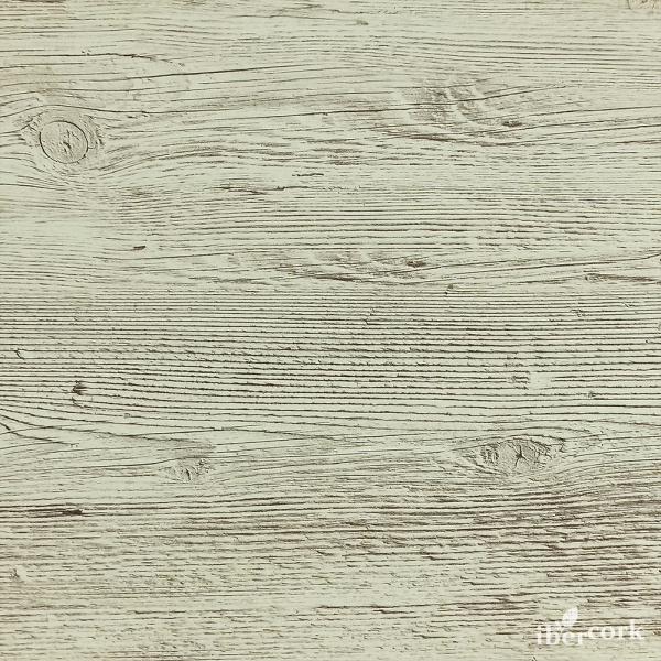 Пробковый плавающий паркет с цифровой HD печатью Алерсе бланко